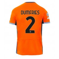 Inter Milan Denzel Dumfries #2 Tredje Tröja 2023-24 Korta ärmar